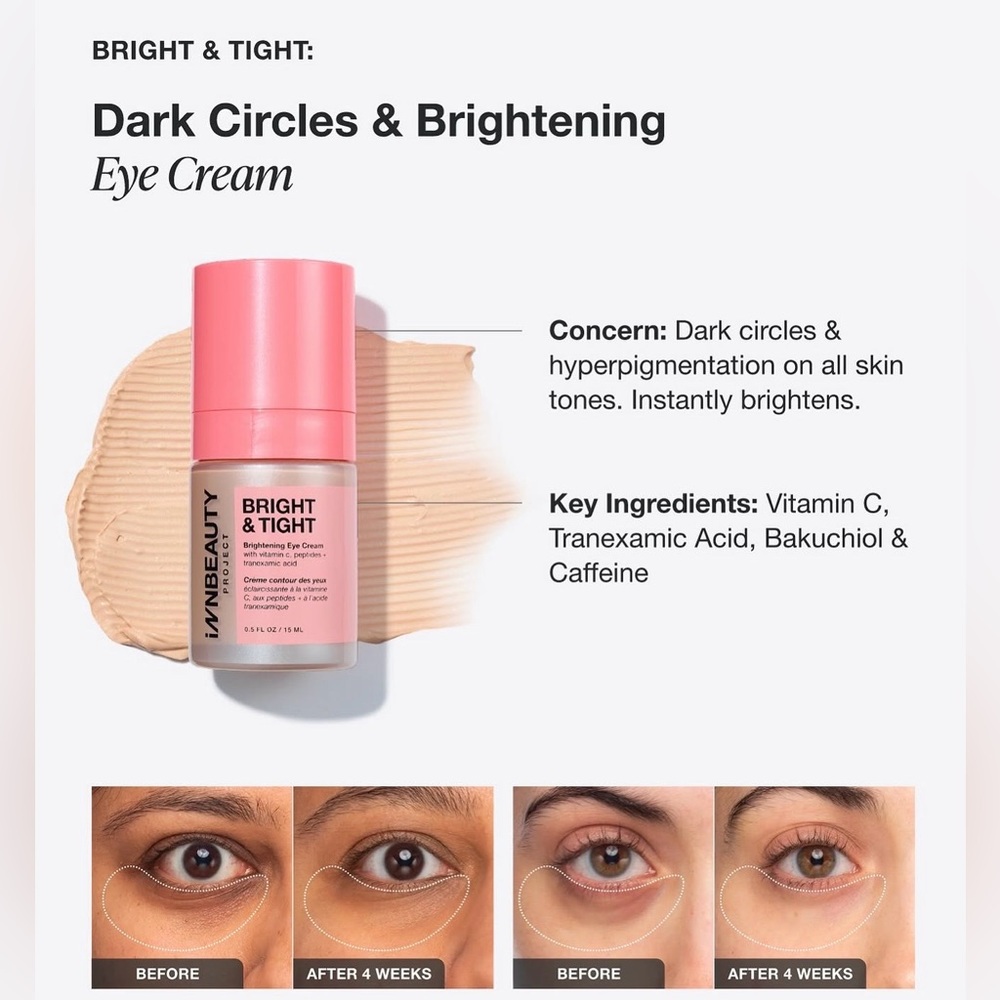 INNBEAUTY PROJECT Bright & Tight Brightening Eye Cream - Picture 3 of 9